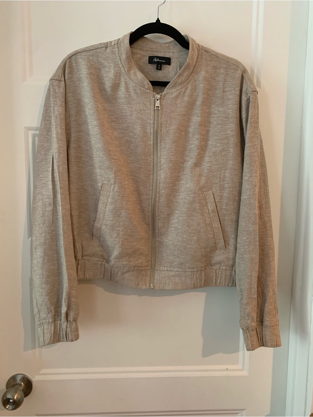 Reitmans, Women's light  Bomber Jacket - Linen blend